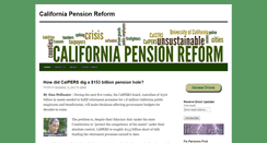 Desktop Screenshot of californiapensionreform.com