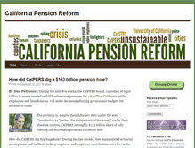 Tablet Screenshot of californiapensionreform.com